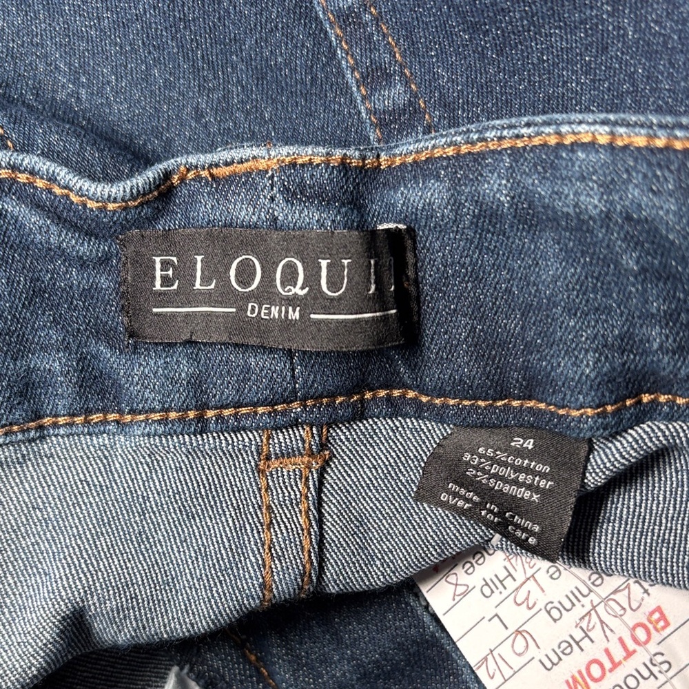 Eloquii size 24 Slim Dark Blue Stretch‎ Denim Jeans E2 - Picture 5 of 6